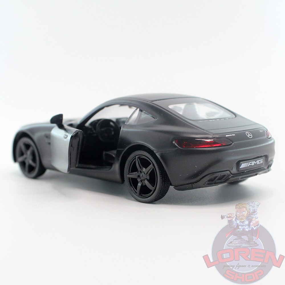 Mô hình ô tô kim loại Mercedes AMG GTS tỷ lệ 1:36, xe hơi thể thao chạy cót mở 2 cửa lorenshop