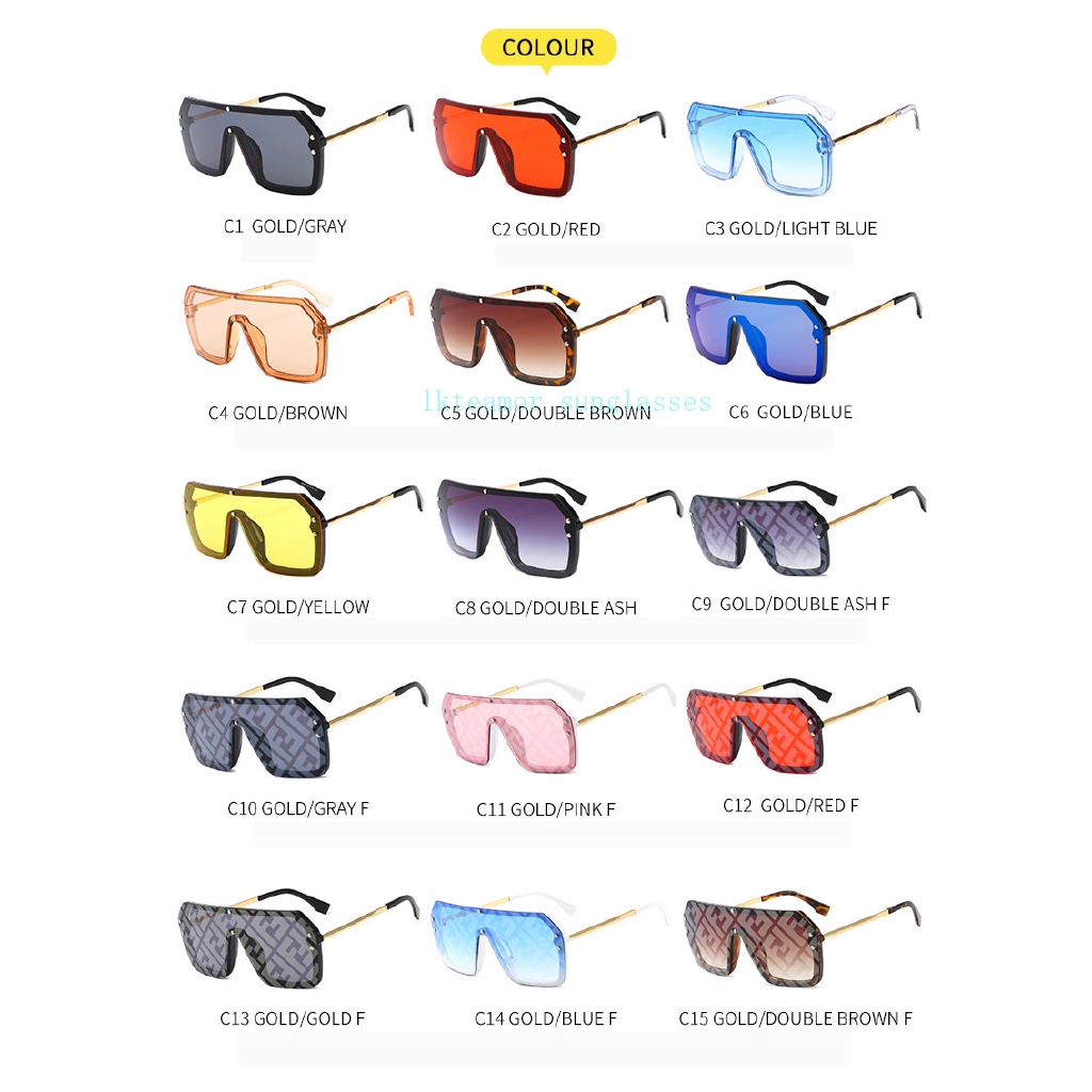 Kính mát gọng vuông thời trang cho nam và nữ