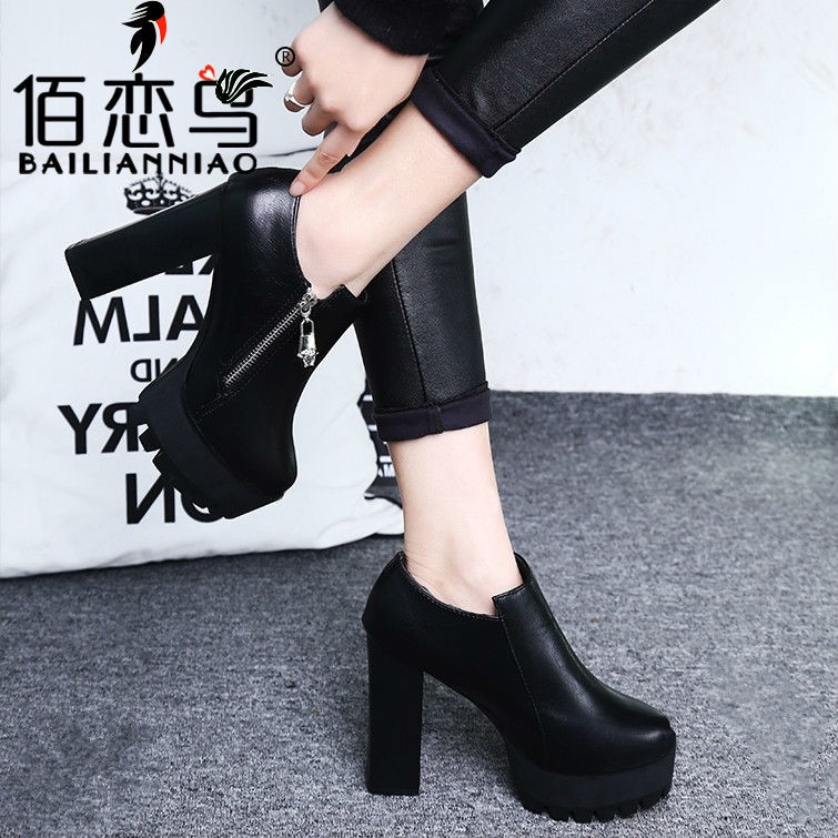 Giày Bốt Cao Gót Thời Trang Thu Đông Cho Nữ Giới