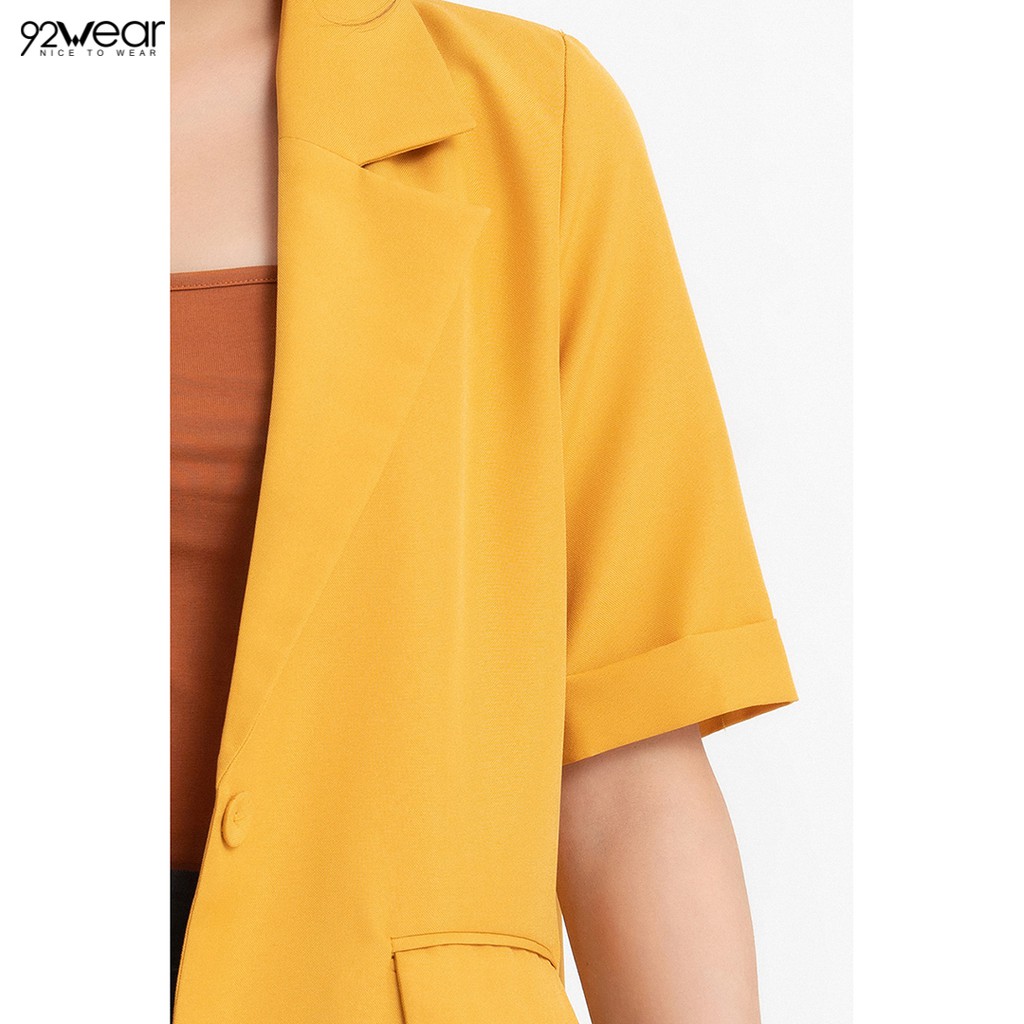 Áo sơ mi nữ công sở 92WEAR 3 MÀU, đủ size, cổ bẻ AOW1192 | BigBuy360 - bigbuy360.vn
