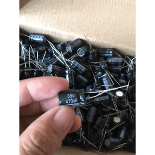 Tụ hóa 35V 470uf hàng mới loại to chất lượng