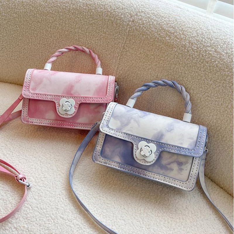 Túi Xách Da PU Tự May Handmade dệt hoa văn đám mây cao cấp 2022 thiết kế mới