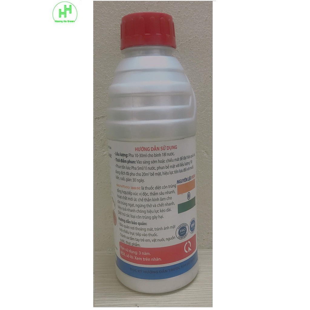 HÓA CHẤT DIỆT CÔN TRÙNG SANTOSO 100SC - Alpha Cypermethrin, 1 Lít