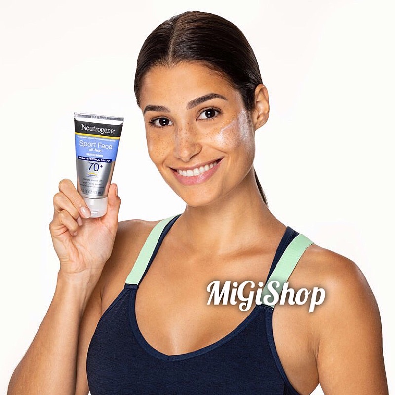 Kem Chống Nắng Thể Thao Neutrogena Sport Face Oil Free Sunscreen SPF70+ 73ml