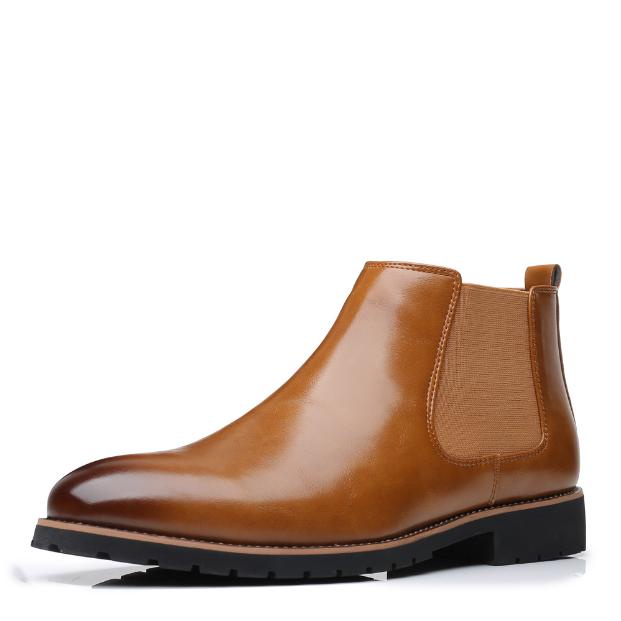 Giày Boot Nam - Chelsea Boots Nam LEMENT Nâu GN363