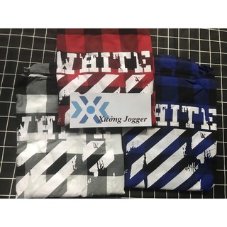 Áo sơ mi caro in Off White cực chất