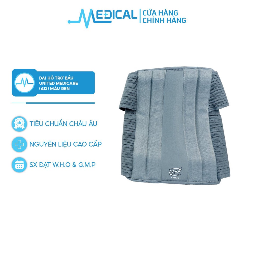 Đai hỗ trợ bầu UNITED MEDICARE A13 màu đen - MEDICAL