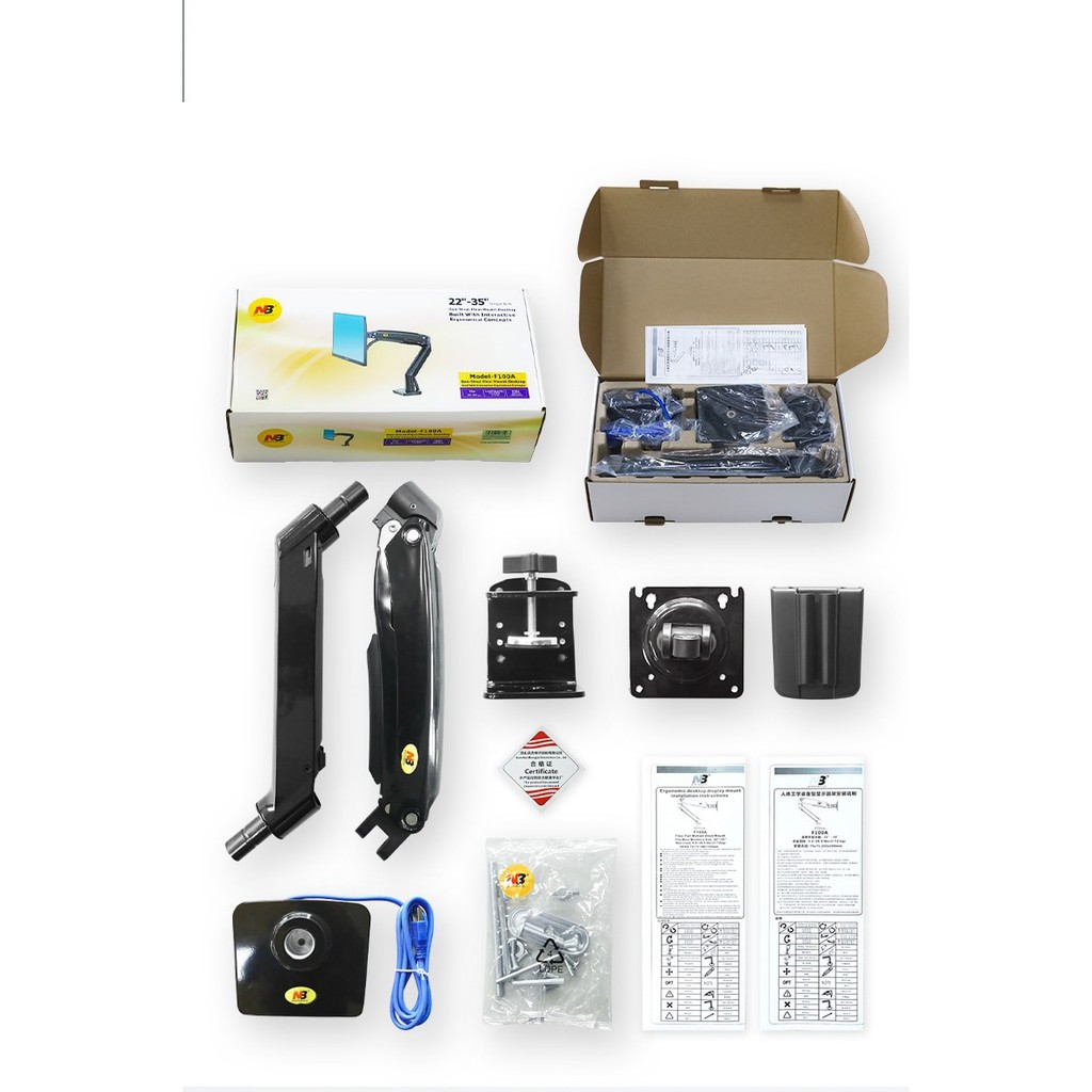 Giá treo, giá đỡ màn hình F100A 22 - 35 inch, tải trọng 12kg