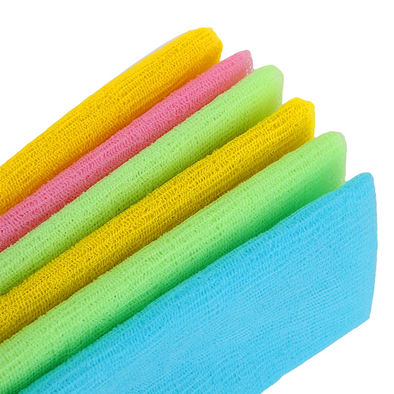 Khăn tắm nylon tẩy tế bào chết làm sạch sâu cho da