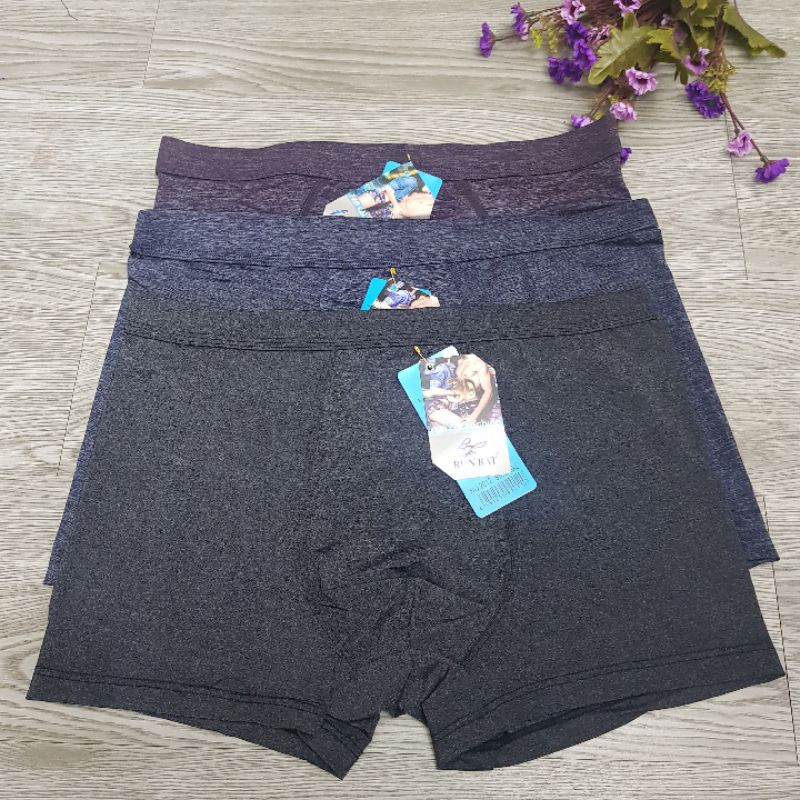 Quần Lót Nam Boxer Thun Lạnh Co dãn 4 chiều, Quần sịp Nam Đùi Cotton Boxer