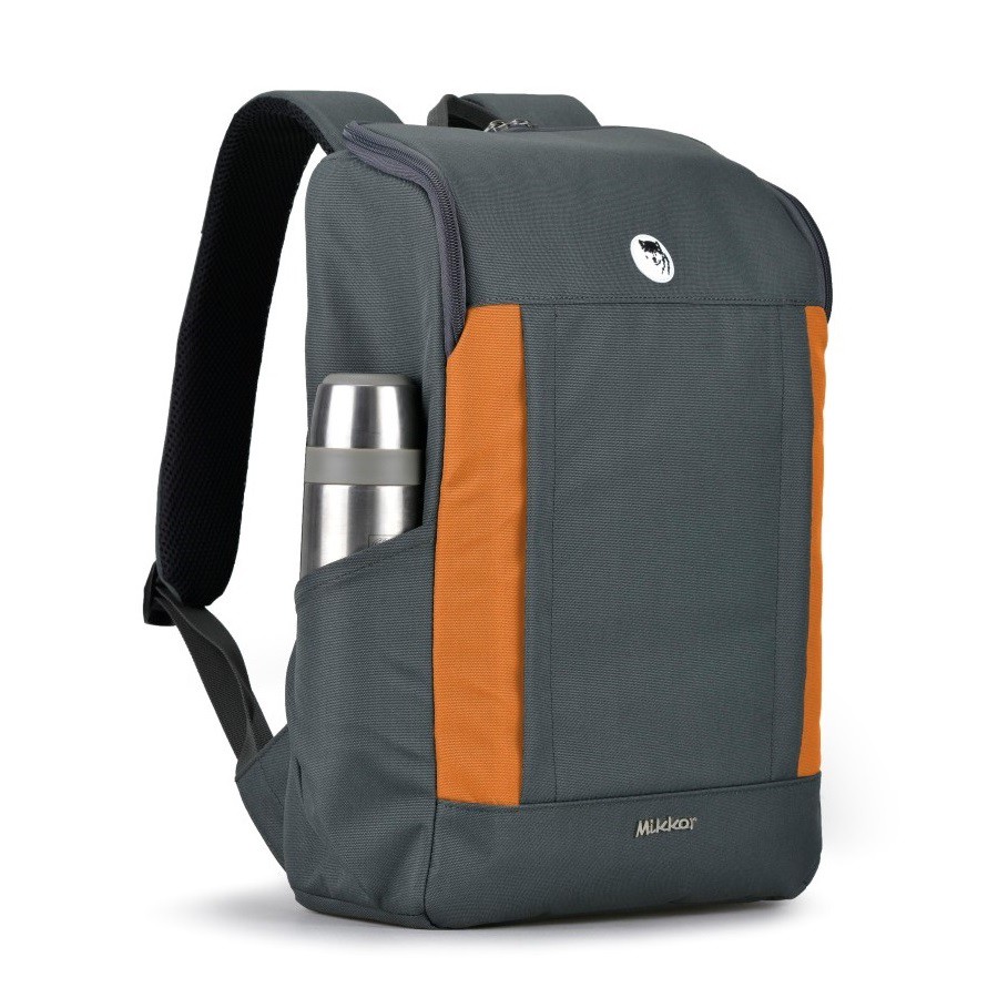 Balo laptop Mikkor The Kalino Graphite/Orange