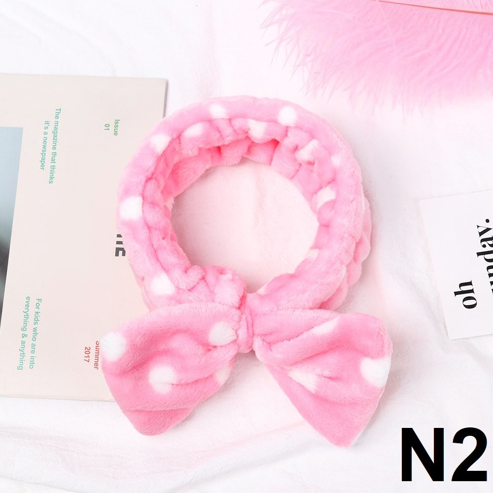 Băng Đô Nơ Thiết Kế Kiểu Hàn Cực Xinh Cho Nữ Dùng Khi Rửa Mặt | BigBuy360 - bigbuy360.vn