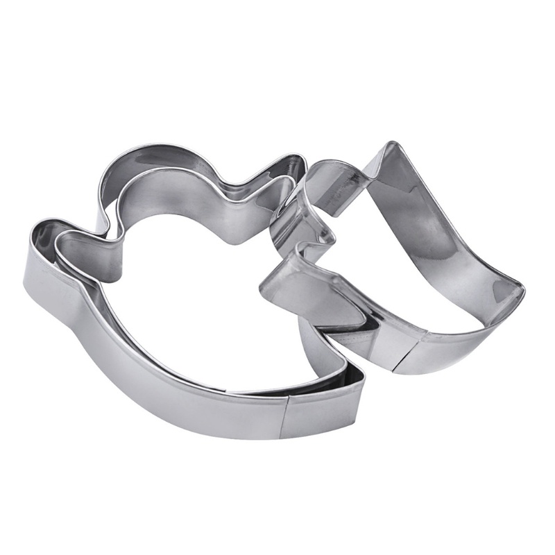 Set 3 Khuôn Cắt Bánh Quy Tạo Hình Halloween