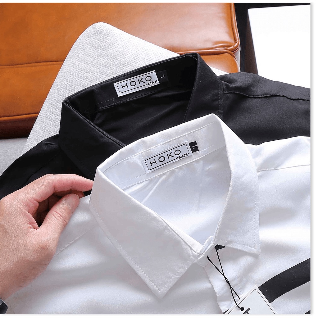 Áo sơ mi in thêu kẻ sọc ngang cực đẹp , hot , kiểu hàn quốc KME FASHION