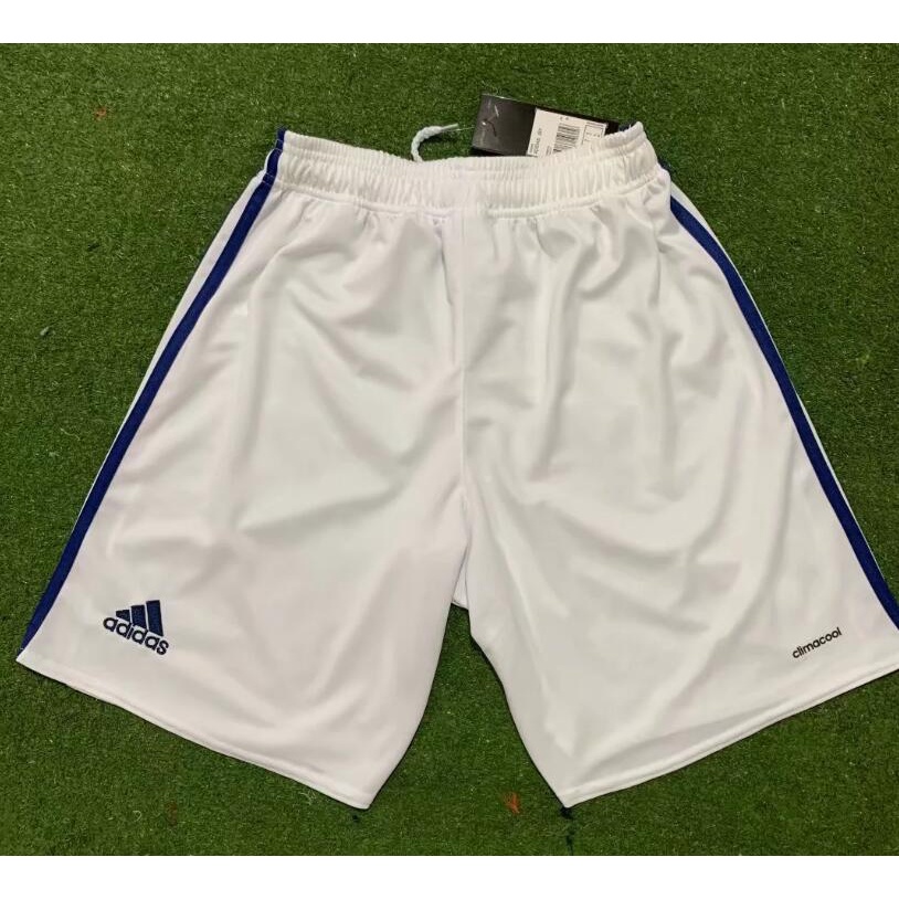 Quần Short Thể Thao Real Madrid Màu Trắng Đen Phong Cách Retro 2010 Size S-XXL