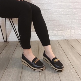ĐẸP MÊ NY slipon da lì phối da lộn xiêu rẻ Đẹp