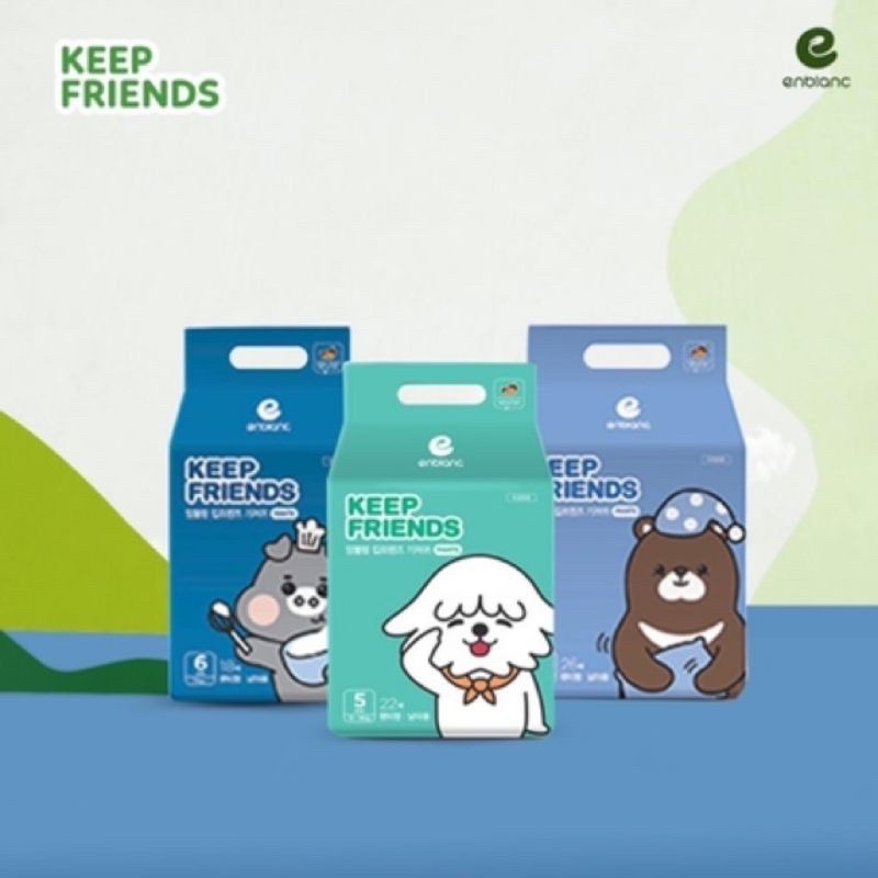 Bỉm QUẦN Enblanc KEEP FRIENDS Hàn Quốc hàng chính hãng XXL18 gái