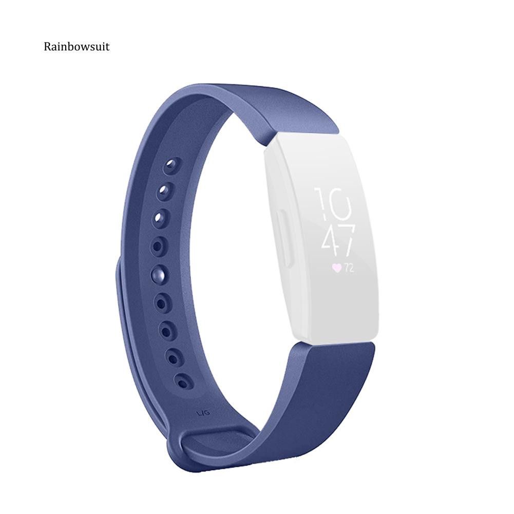 Dây đeo silicon chống nước thay thế cho đồng hồ thông minh Fitbit Inspire HR