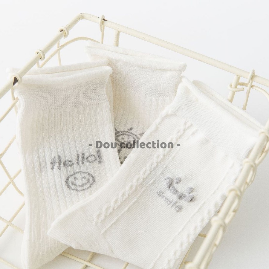 [Nowship2h] Vớ Tất Nữ Cổ Cao Ren Dày Họa Tiết Dễ Thương  Phong Cách Nhật Bản Dễ Thương - Mã TV028