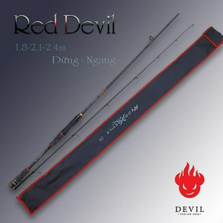Cần câu lure cao câp Red Devil carbon xoắn X toàn thân
