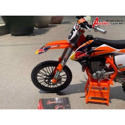 MÔ HÌNH XE ĐỊA HÌNH OFFROAD KTM 450 SX-F NUMBER 25 REDBULL 1:6 MAISTO 5409