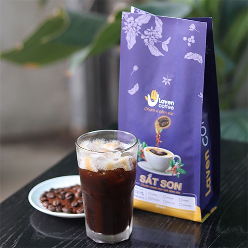 [CÀ PHÊ THẬT] 100% Robusta Honey Laven Coffee - SẮT SON cà phê mạnh như tình đậm sâu 500gr