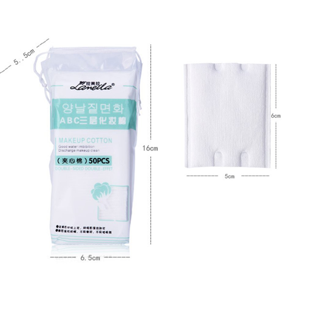 Túi bông tẩy trang Lameila 50 miếng siêu mềm mịn | BigBuy360 - bigbuy360.vn