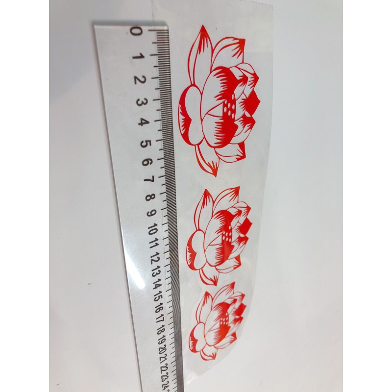 LOGO in ủi áo trực tiếp hình hoa sen