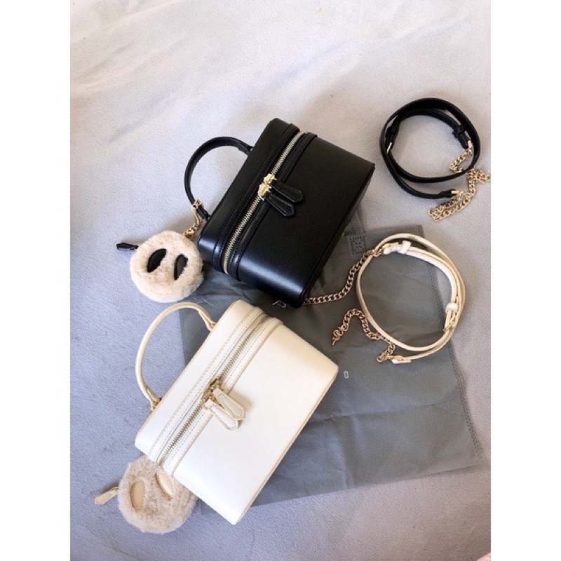 Túi cốp Pro có quai cầm kèm cục bông treo túi size 22 x 15cm hàng cao cấp