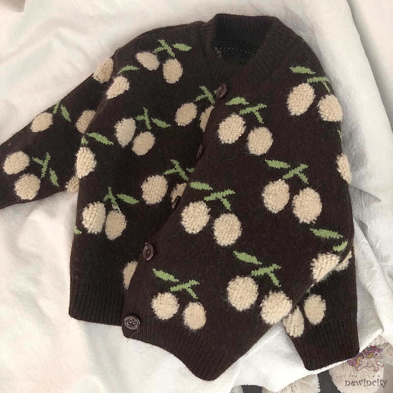 Áo khoác cardigan sweater thời trang Hàn Quốc cho bé gái