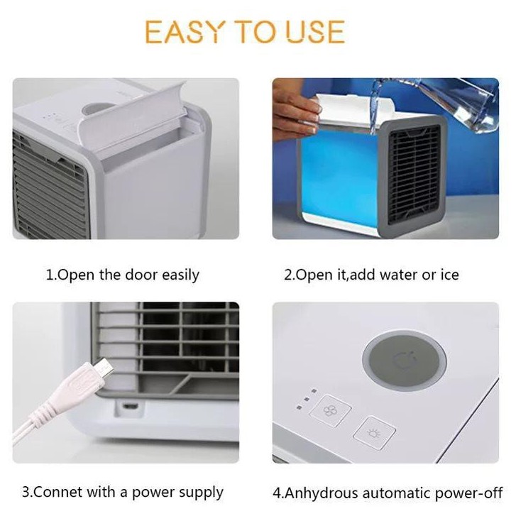 Điều hòa mini - quạt điều hòa hơi nước để bàn - máy lạnh mini