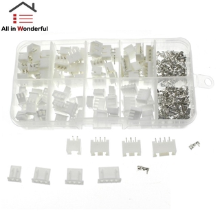 250 cái/bộ phích cắm đầu nối ghim + đầu cắm + chân 2.54mm đầu nối 2/3/4 chân y a