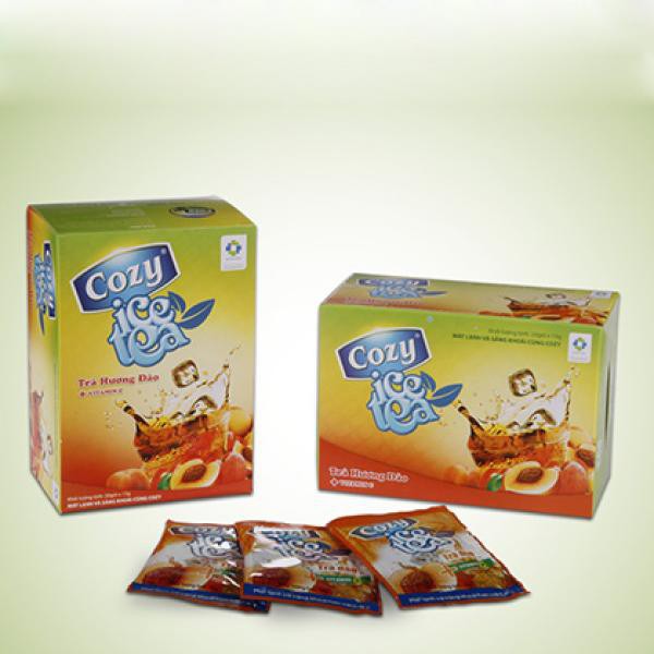 Trà hòa tan Cozy hương đào/ chanh 270g