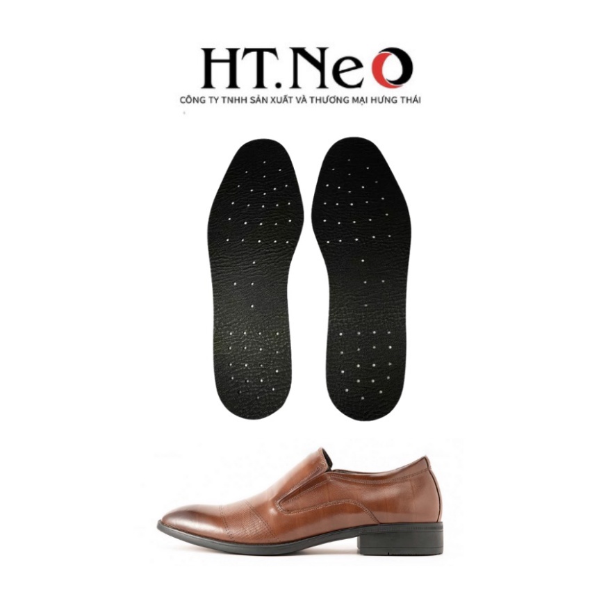 Lót Giày tây lười HT.NEO thiết kế trẻ trung lịch lãm, da bóng, đường viền dập nổi GT156
