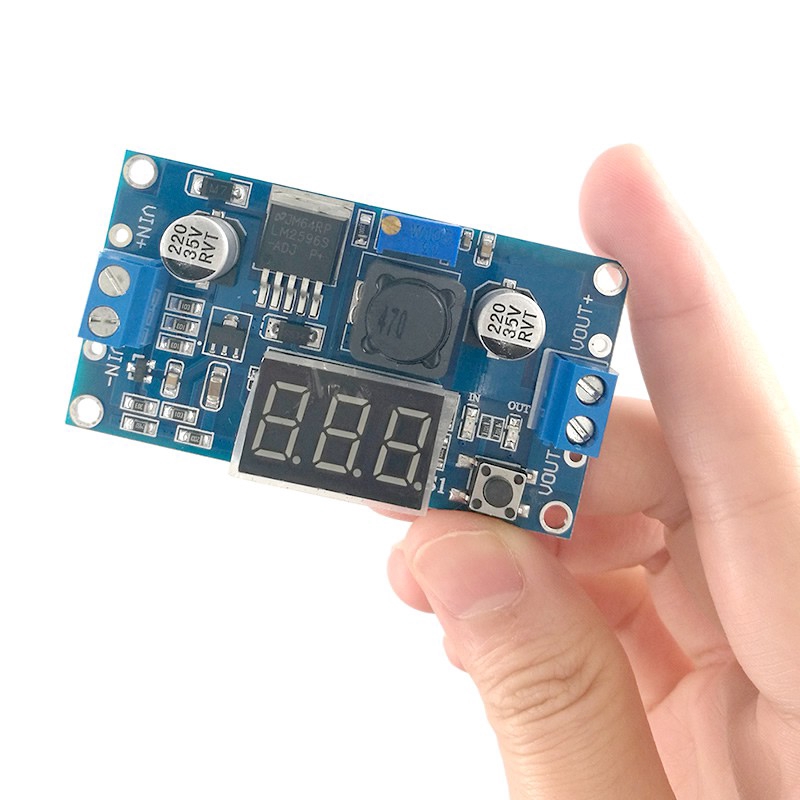 Mô đun giảm áp từ 4.0-40 sang 1.3-37V có đèn LED LM2596 chuyên dụng | BigBuy360 - bigbuy360.vn