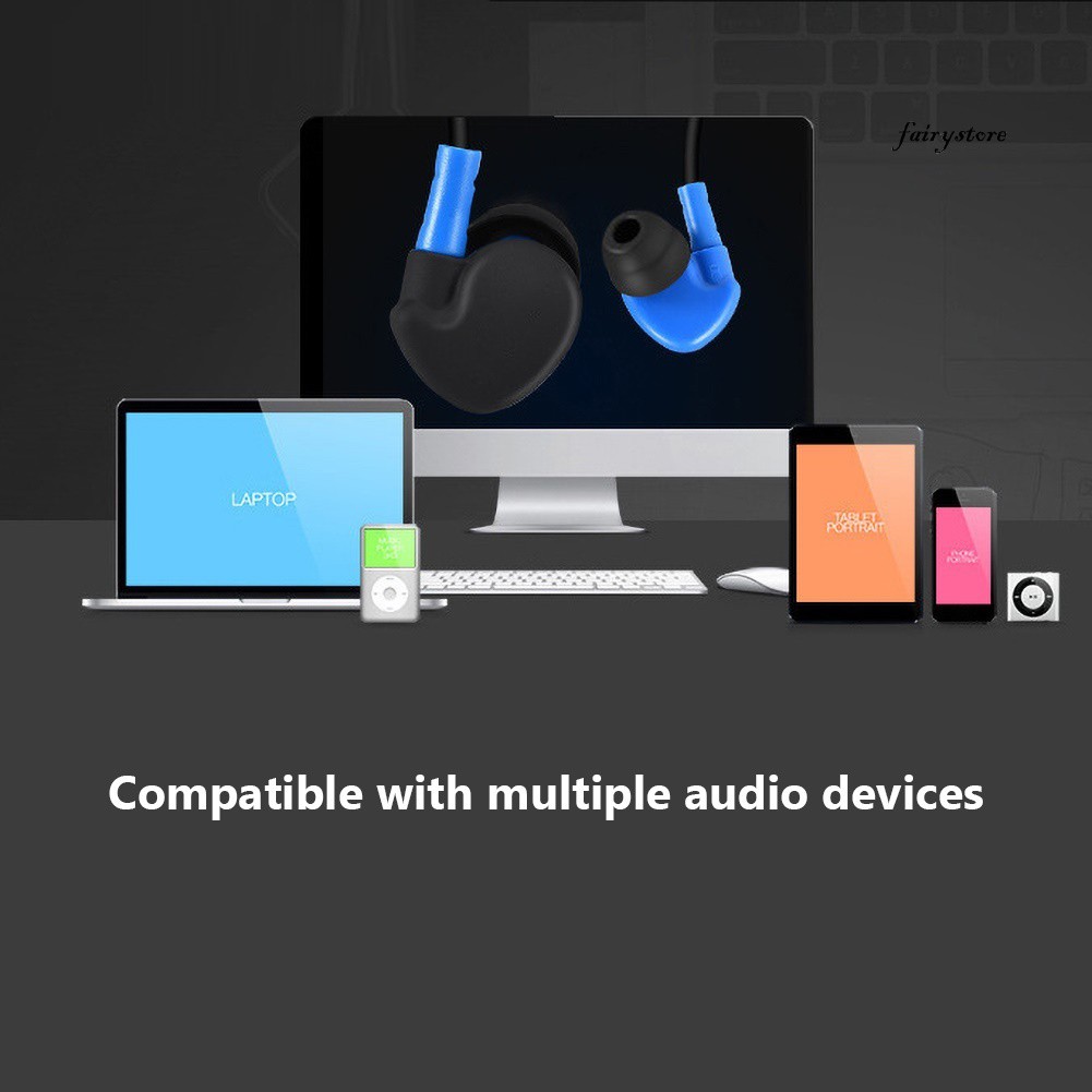 Tai Nghe Nhét Tai Thể Thao Fs + 3.5mm Âm Thanh Sống Động 6d