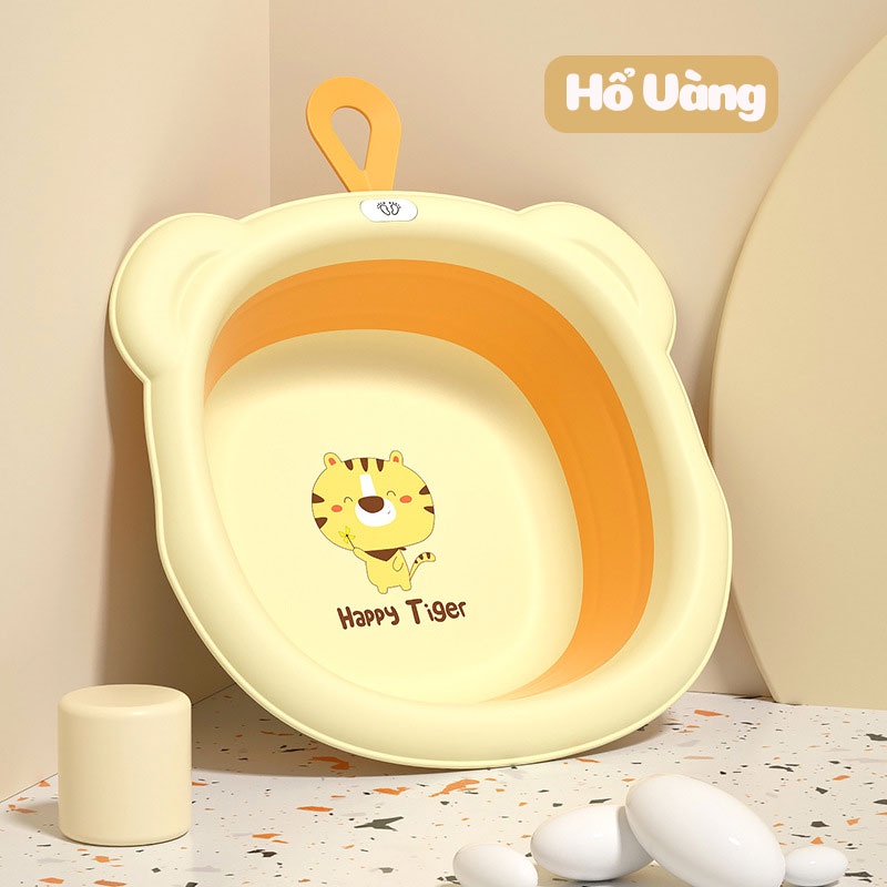 Chậu Gấp Gọn Cho Bé Đa Năng Tiện Lợi Siêu Tiết kiệm Không Gian