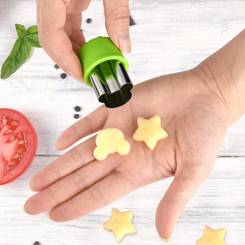 Bộ khuôn cắt tạo hình rau củ quả và trang trí bánh hình hoa, hình động vật đáng yêu NPP Baby Tôm