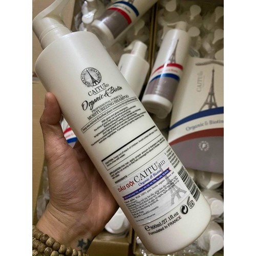 Cặp Dầu Gội Xả CAITU Phục Hồi Tóc Hư Tổn, Hương Thơm Nước Hoa Pháp Thanh Lịch 800mlx2 - Hàng Chính Hãng Pink Cosmetic