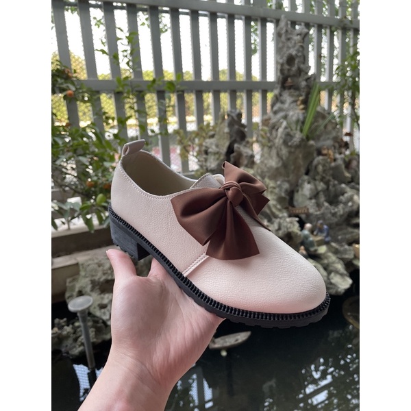 GIÀY LOAFER NƠ VẢI SIZE 35-40
