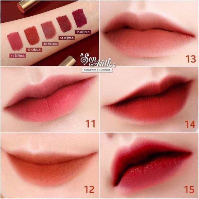 (auth 100%) son kem lì bbia  Last Velvet Lip Tint