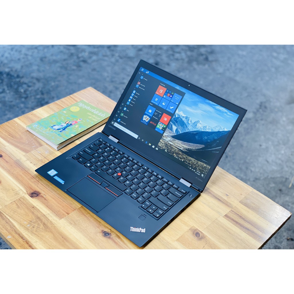 Laptop Lenovo Thinkpad X1 Carbon Gen 4, i7 6600U 8G SSD256 2K Đèn phím Zin Giá rẻ