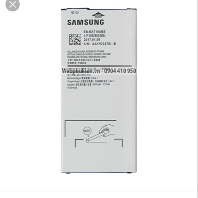 Pin samsung A7 2016 / A710 zin bảo hành 6 tháng đổi mới