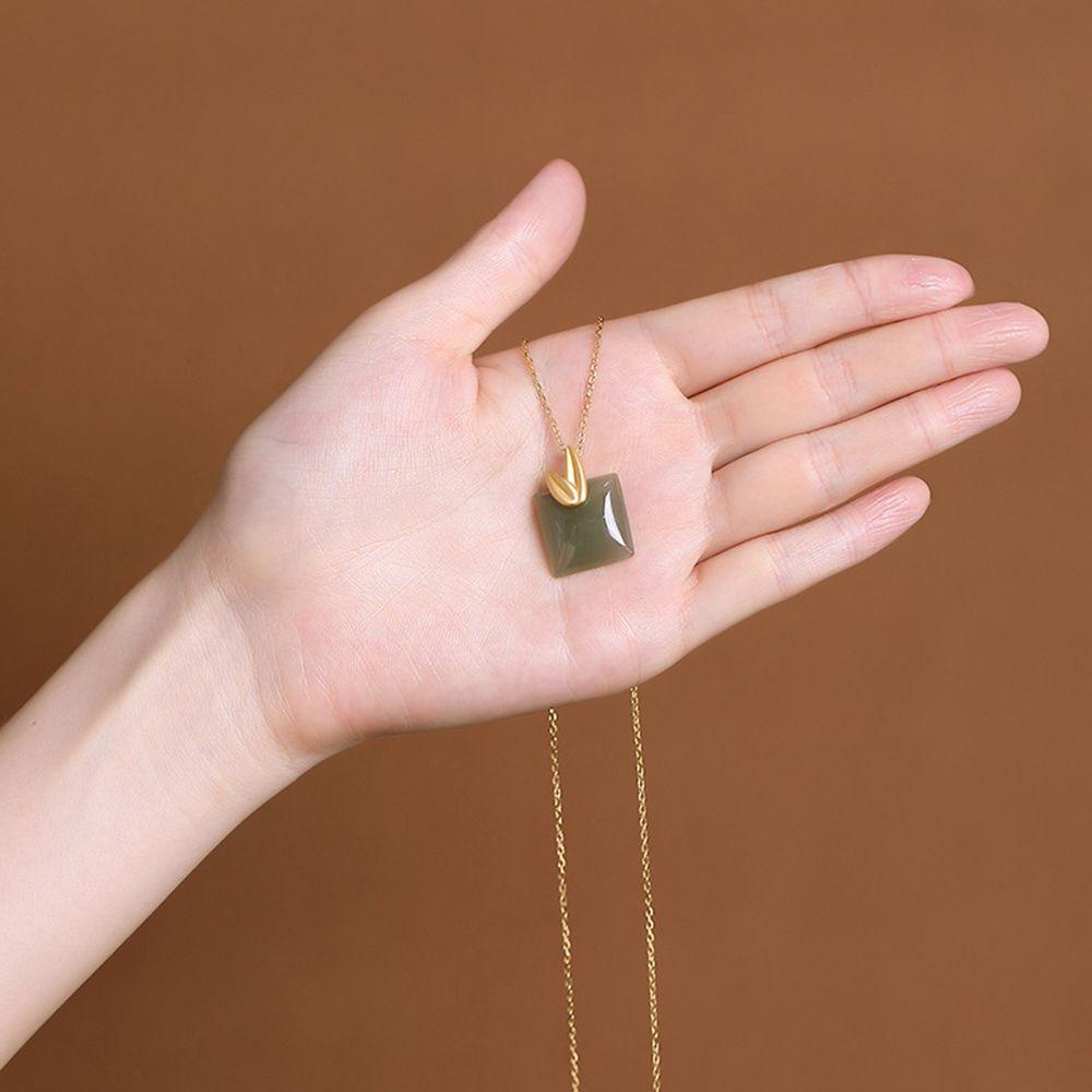 Đá Ngọc Bích Usnownow Dùng Trang Trí|Vòng Cổ Choker Thiết Kế Tinh Tế Thời Trang Cho Nữ