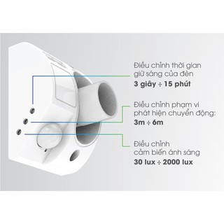 Đui đèn cảm biến rạng đông - DDCB.PIR E27/60W