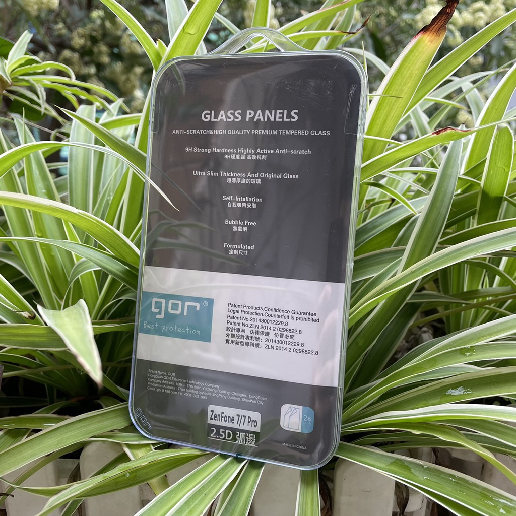 Bộ 2 kính cường lực Gor cho Zenfone 7/ Zenfone 7 Pro chống bám vân tay trong suốt