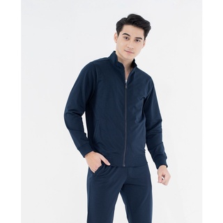 Bộ đồ thu đông nam dài tay Insidemen  kéo khóa quần suông chất  cotton ILH005W1 ( 3 màu)