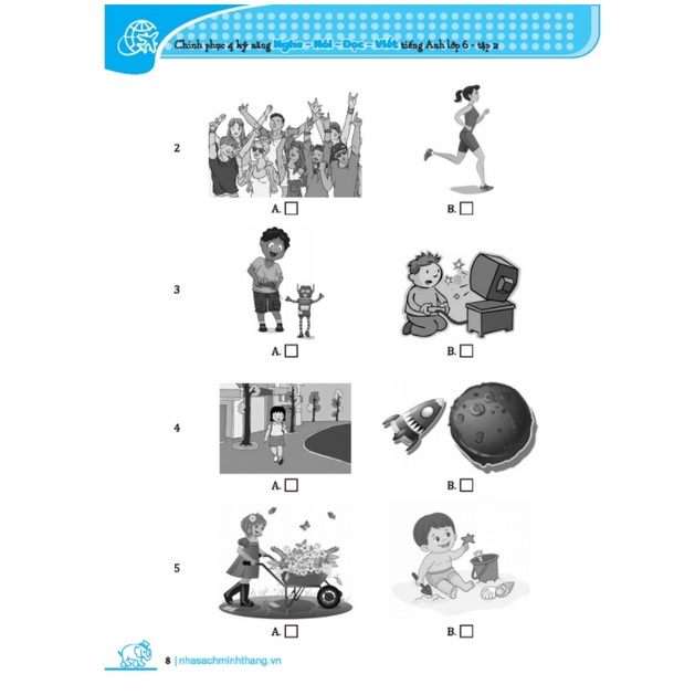 Sách - Chinh phục 4 kỹ năng tiếng anh Nghe - nói - đọc - viết lớp 6 tập 2