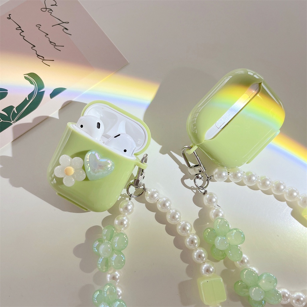 Vỏ Bảo Vệ Hộp Sạc Tai Nghe Hình Hoa Cho AirPods Pro AirPods 1 2 3 Ốp