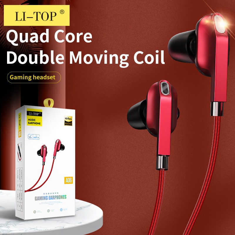 Tai Nghe Nhét Tai Jack 3.5mm Âm Thanh Siêu Trầm Có Micro | BigBuy360 - bigbuy360.vn